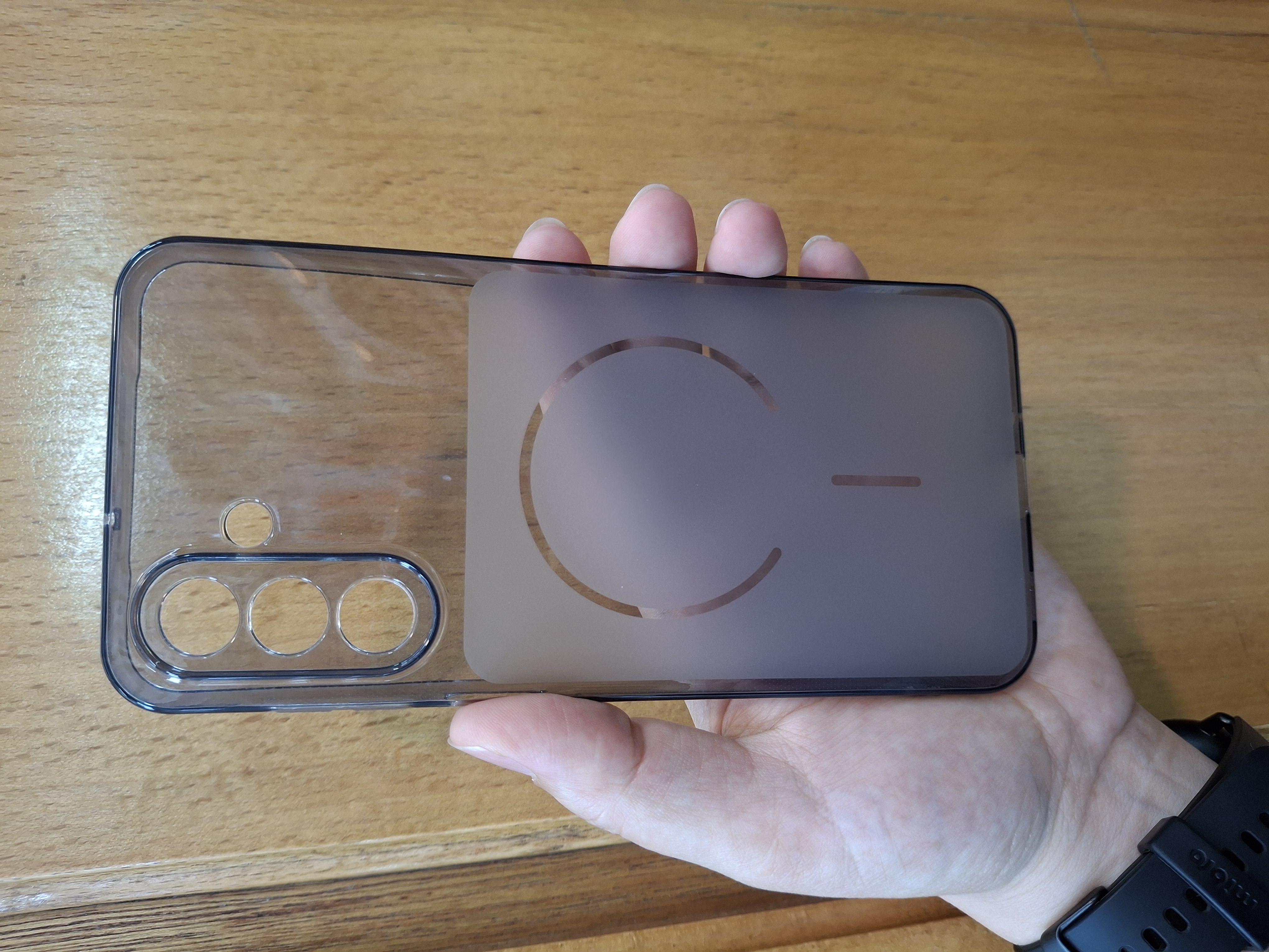 قاب شفاف Mag Crystal سامسونگ Galaxy A17 | شفاف کریستالی | محافظ دوربین