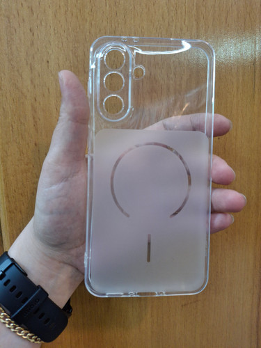 قاب شفاف Mag Crystal سامسونگ Galaxy A37 | شفاف کریستالی | محافظ دوربین