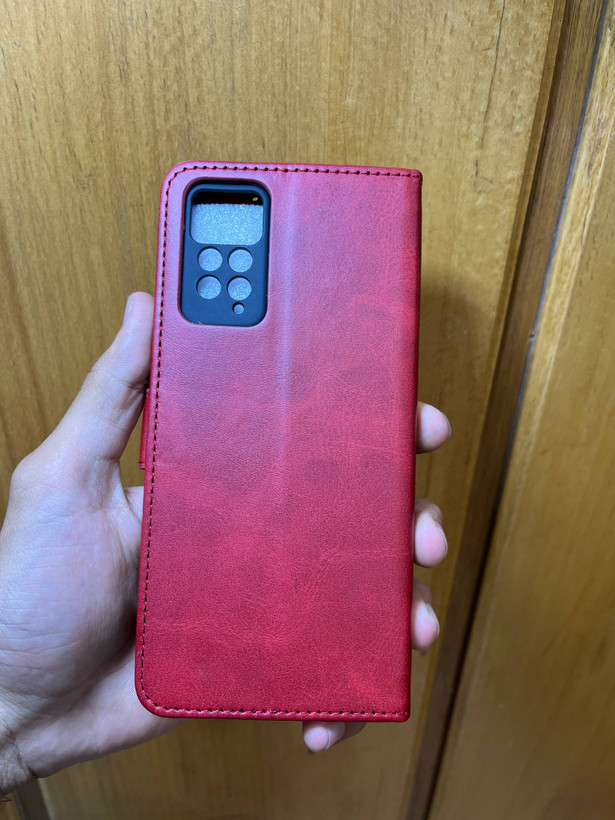 قاب گوشی کیفی چرمی مگنتی شیائومی (جاکارتی و کیف پول) با کیفیت بالا مدل note 11 pro 4g