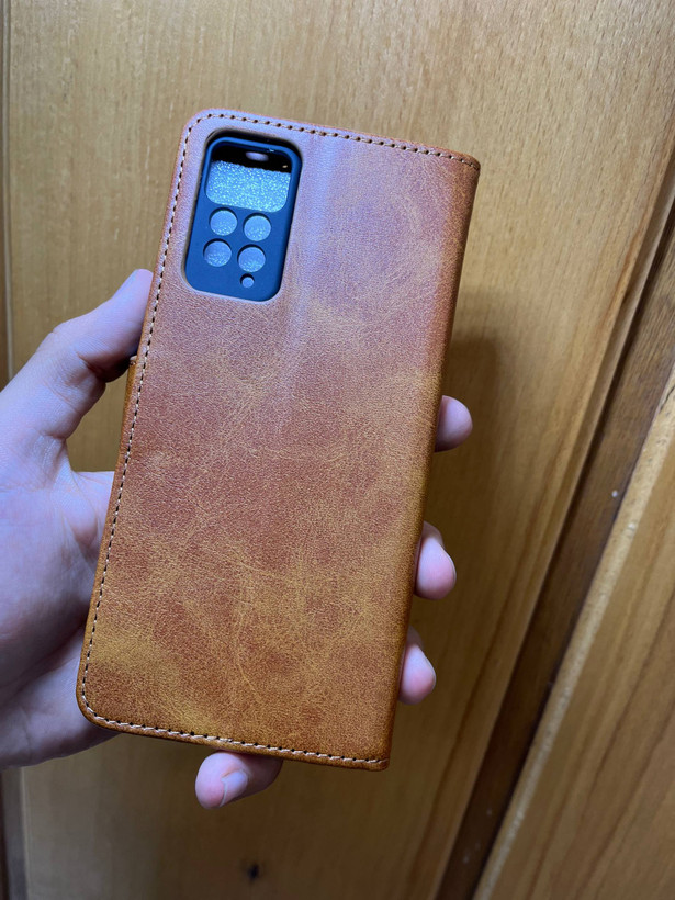 قاب گوشی کیفی چرمی مگنتی شیائومی (جاکارتی و کیف پول) با کیفیت بالا مدل note 11 pro 4g
