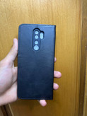 قاب کیفی چرمی مگنتی جاکارتی دار مشکی xiaomi redmi note 8 pro