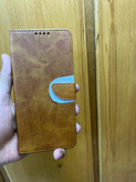 قاب کیفی چرمی مگنتی جاکارتی دار مشکی xiaomi redmi note 8 pro