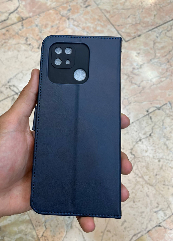 قاب گوشی کیفی چرمی مگنتی شیائومی (جاکارتی و کیف پول) با کیفیت بالا مدل redmi 10c/ poco c40